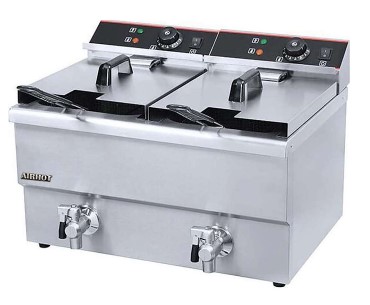 Фото товара ФРИТЮРНИЦА AIRHOT EF8T+8T С КРАНОМ
