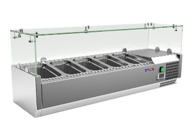 Фото товара ВИТРИНА ХОЛОДИЛЬНАЯ НАСТОЛЬНАЯ COOLEQ VRX 1200/330