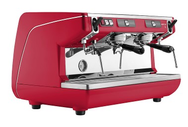 Фото товара Кофемашина Nuova Simonelli Appia Life 2Gr S красная, высокие группы, экономайзер, полуавтомат